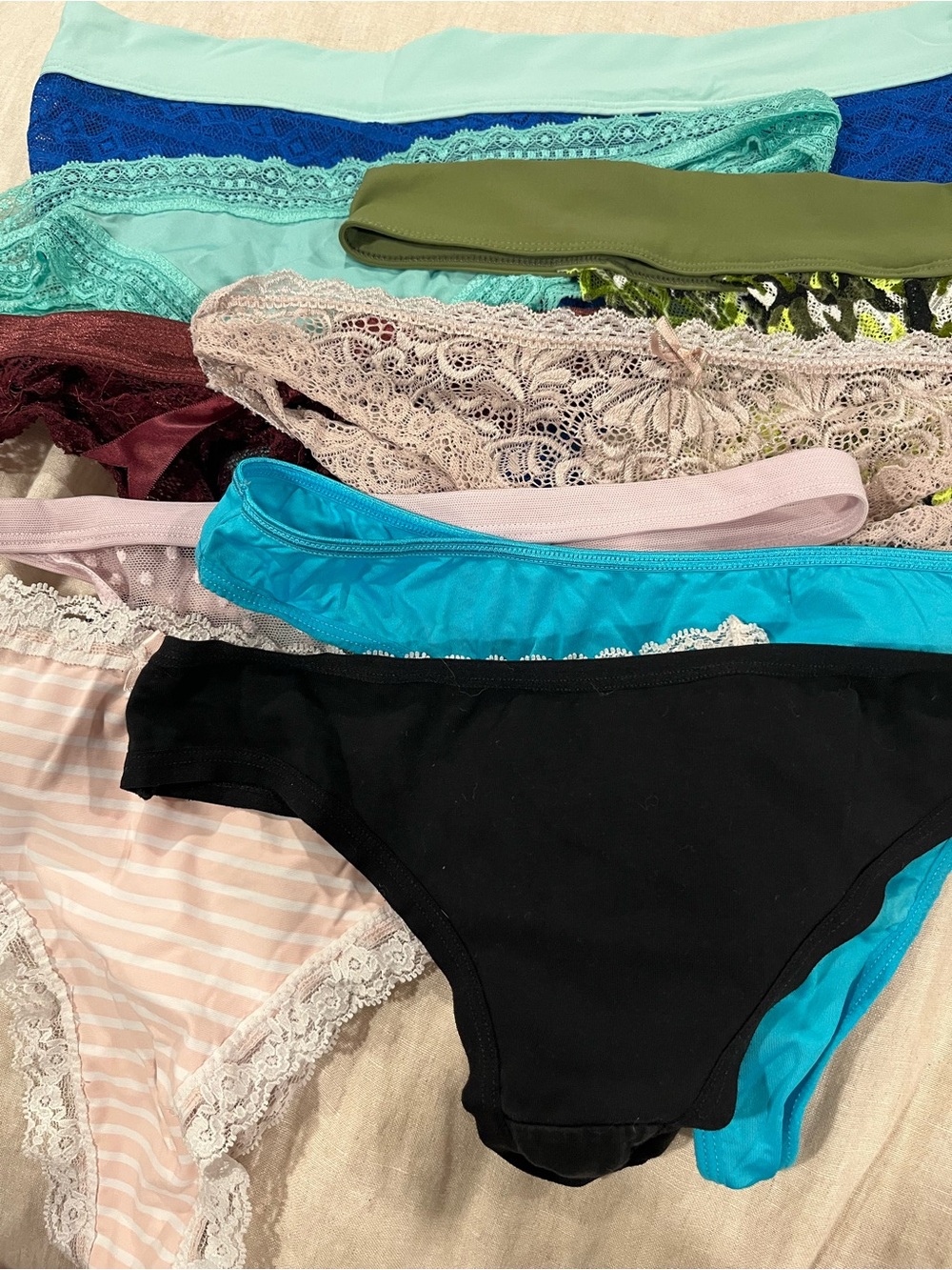 Bundle of 9 Thong Women’s Underwear Variety
